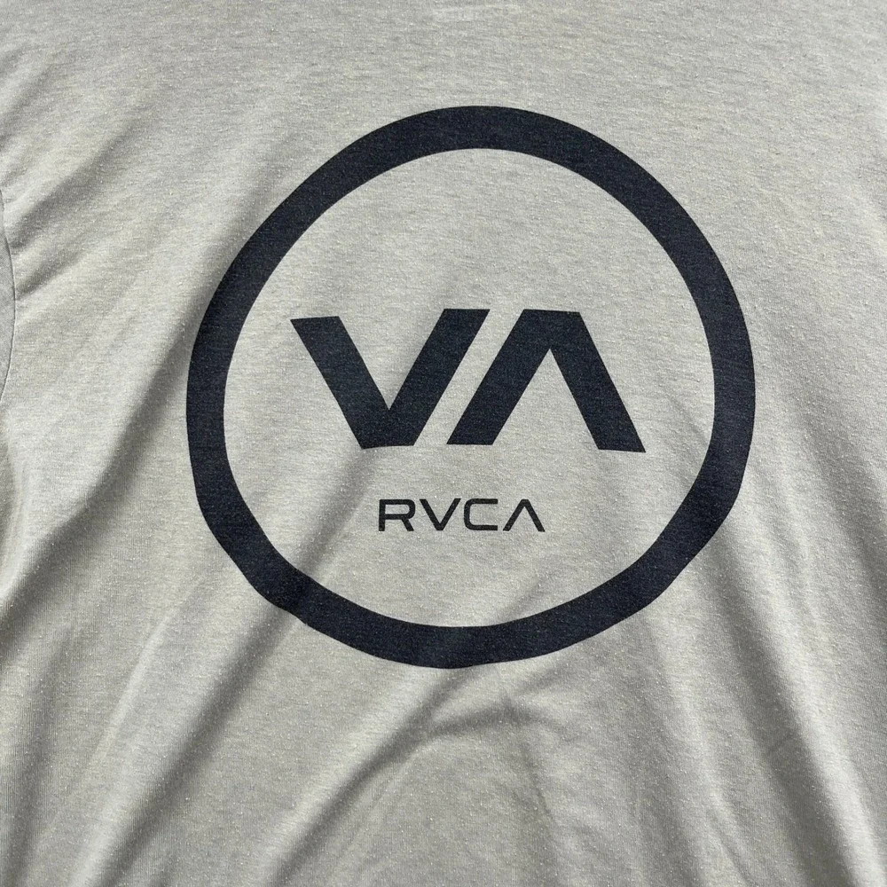 RVCA Sport Tee T Shirt Mens Medium Sage Green Long Sleeve Athletic Regular Fit